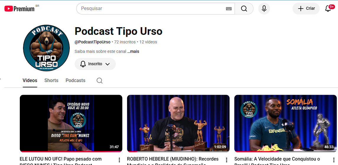 Case de marketing digital e conteúdo desenvolvido pela Wert para o canal Podcast Tipo Urso